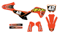 2025 Honda CRF 250 450 Plano Series Graphics Kit