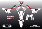 HONDA GREAT WHITE GRAPHIC KIT