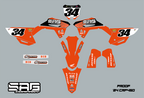 HONDA RED WING GRAPHIC KIT