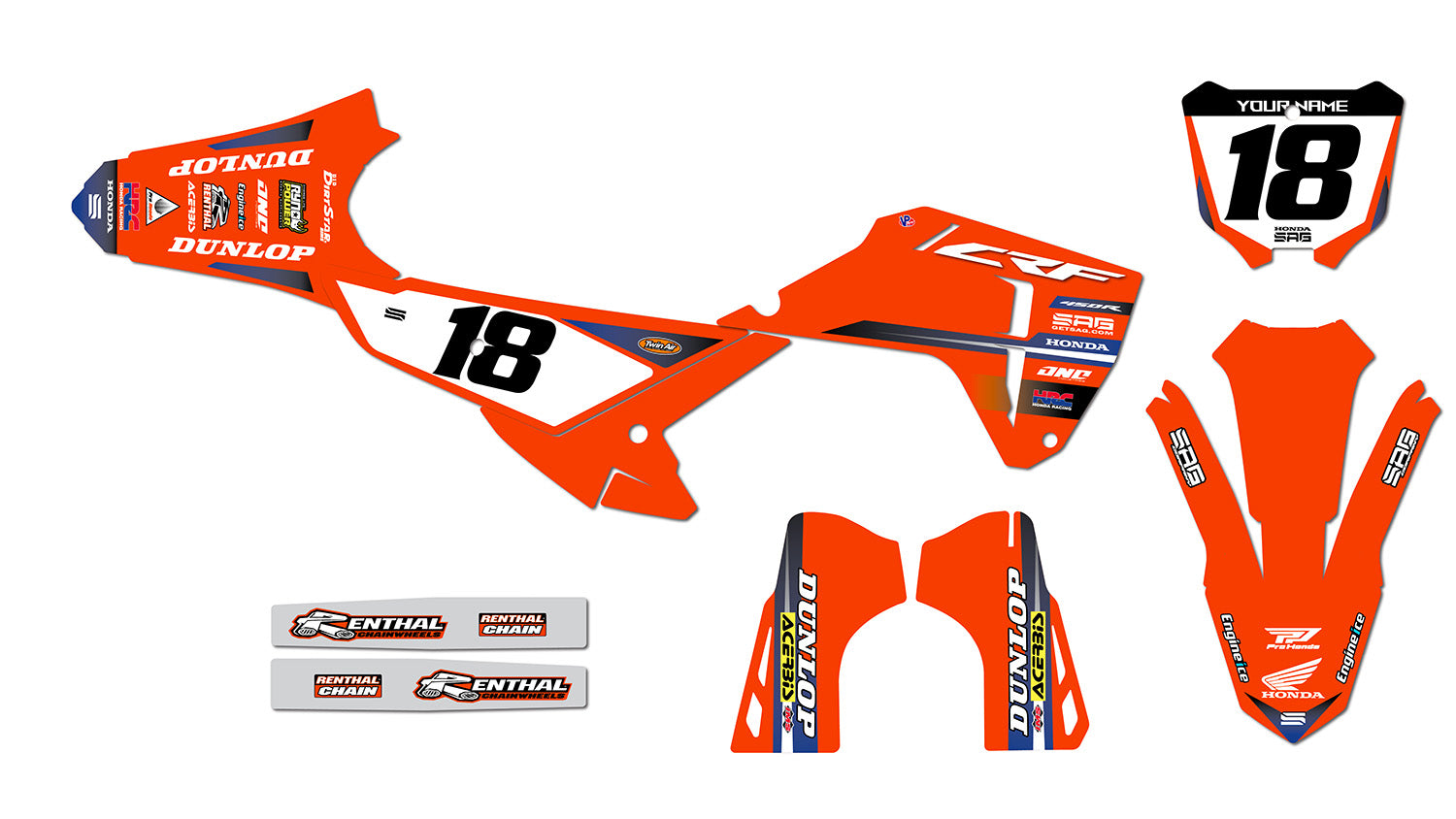HONDA STRIKE SERIES GRAPHIC KIT