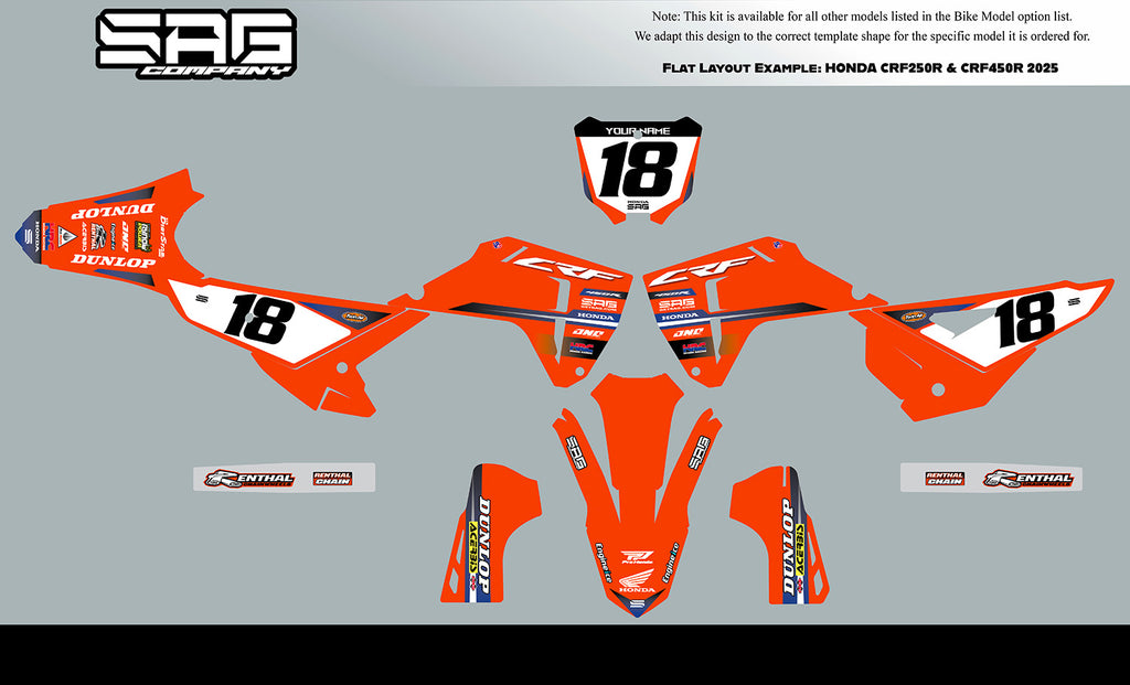 HONDA STRIKE SERIES GRAPHIC KIT