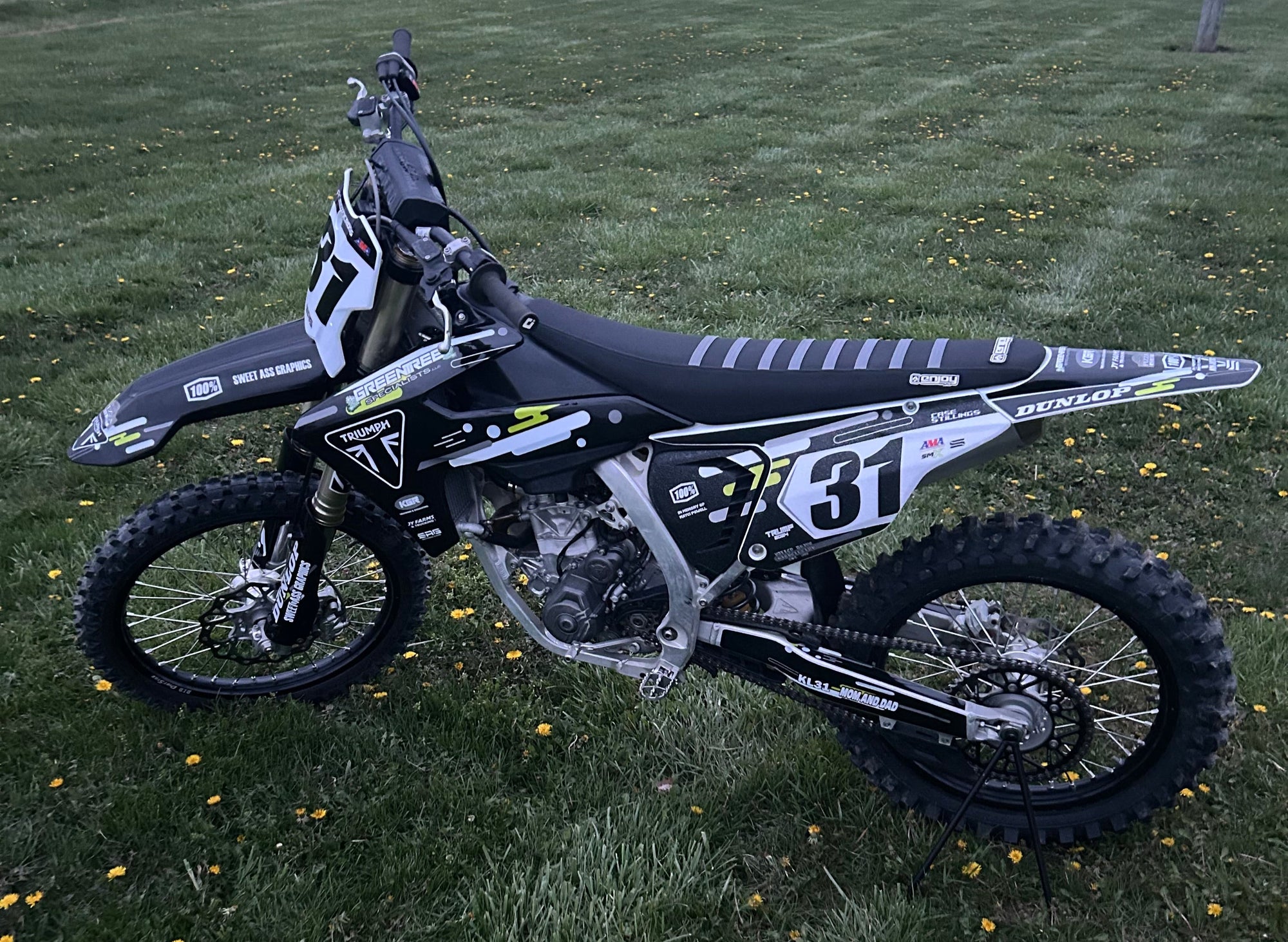 2025 Triumph TF 250 X Custom Graphics Kit