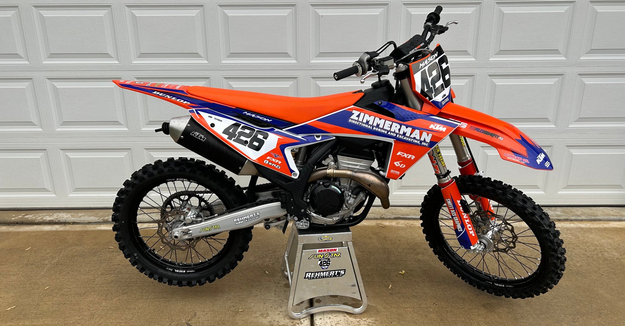 2024 KTM 450 SX Custom Graphics Kit