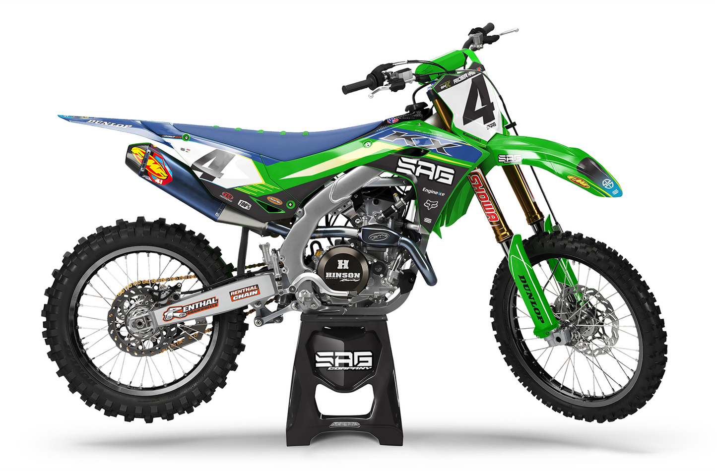 Kawasaki KX450 Spark Series Graphics Kit