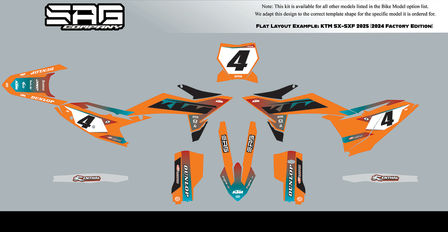 KTM KANDY SERIES GRAPHIC KIT